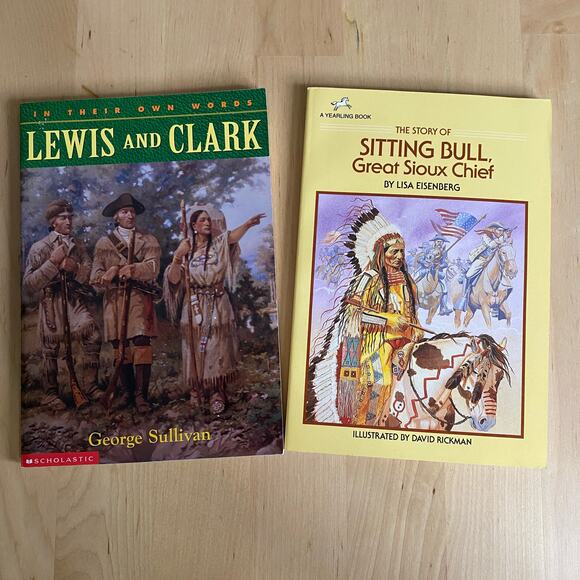 Vintage 90s Set of 2 Educational Chapter Books - Picture 1 of 4